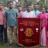 Distribution of vegetable plants and pots to families who are engaged in gardening in Jalthara (2023-01-04)